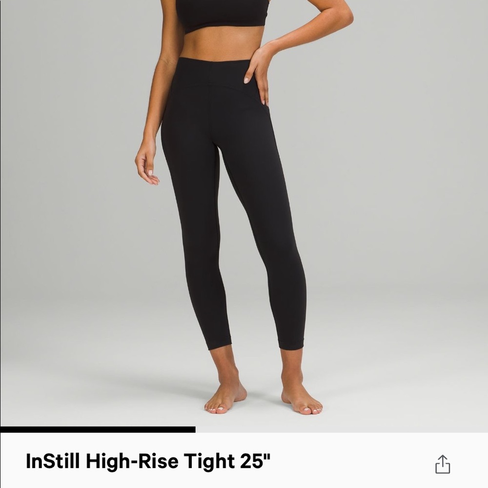Lululemon InStill High-Rise Legging 25” - Gently Worn